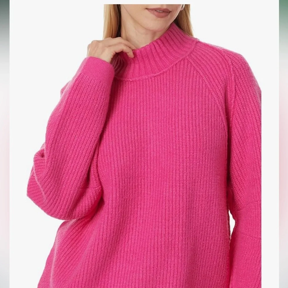 NWT Free People Sunbeam Sweater in Hot Pink Sz Small - Picture 8 of 15